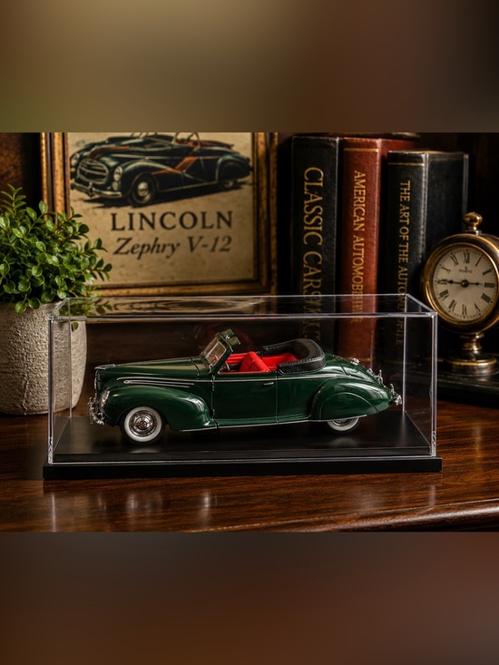 Other - Vintage 1939 Lincoln Zephyr Convertible Diecast Car 1:32 Collectible